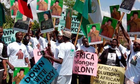 Ugandan anti-war protesters