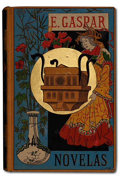 Out of this world: Cover of Enrique Gaspar’s Novelas, 1887