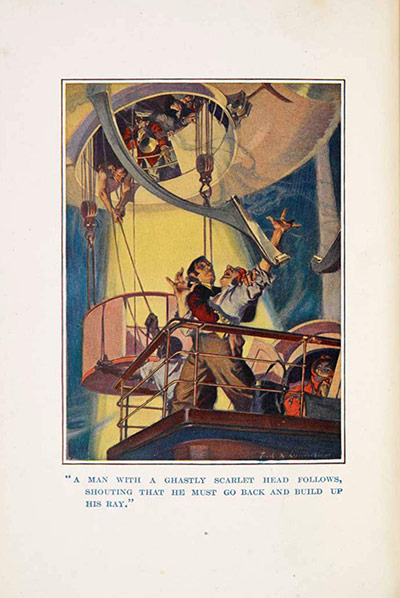 Out of this world: A page from Rudyard Kipling's With the Night Mail, 1909