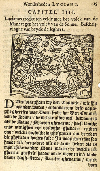 Out of this world: Lucian of Samosata, True History, Dutch edition, 1647