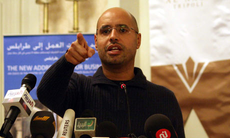 col gaddafi security