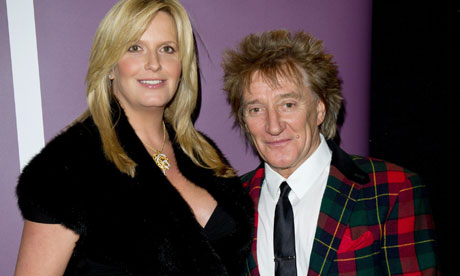 Rod Stewart and Penny Lancaster 