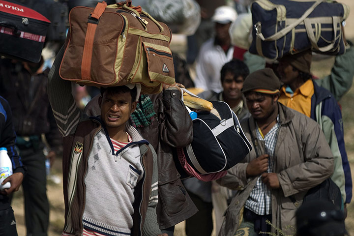 Libya protests: Bangladeshi refugees