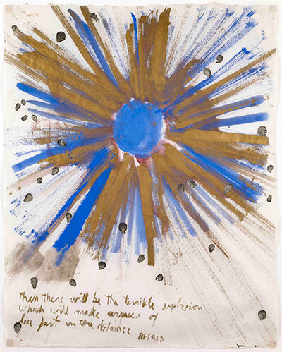 Nancy Spero: Artaud Painting: Then There Will Be..., 1969