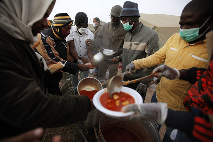 libya unrest continues: Nigerian migrant workers