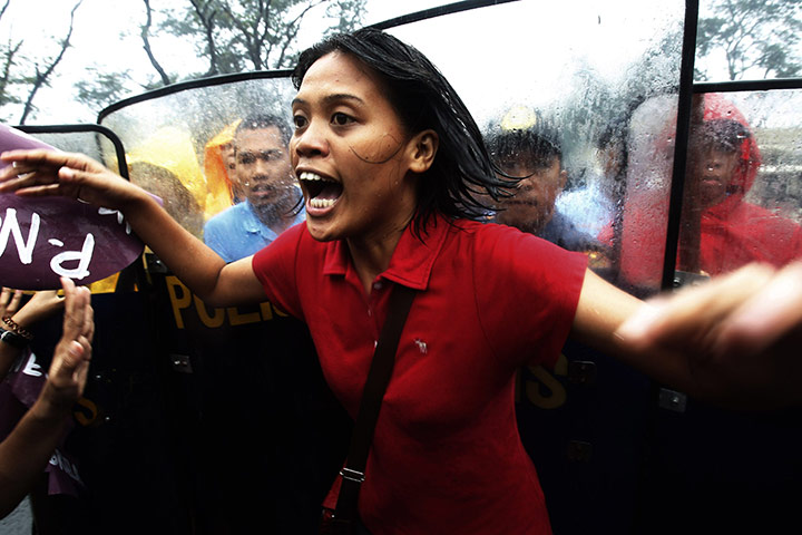 24 Hour in Pix: Women's Day protest