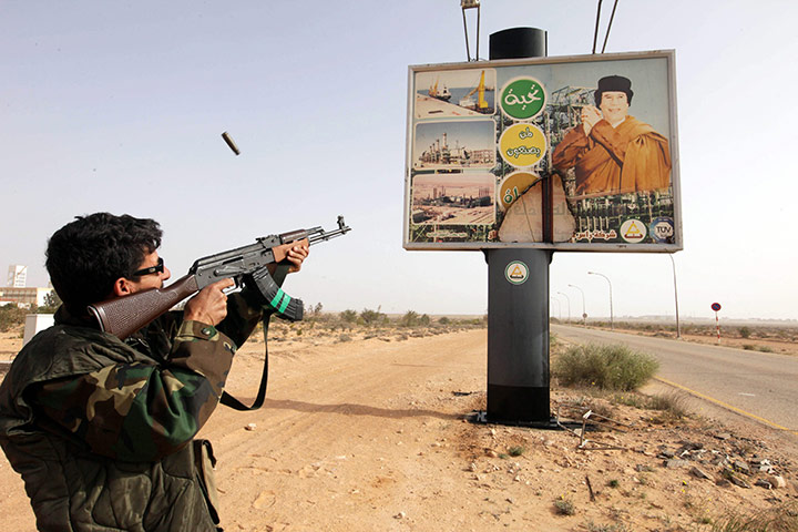 24 Hour in Pix: Libyan rebels in Ras Lanuf
