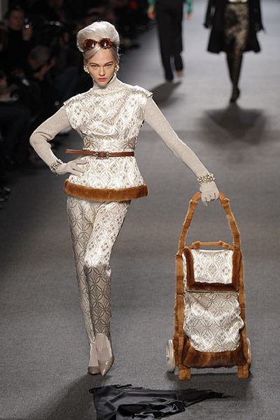 Paris Fashion Week: A creation by French designer Jean-Paul Gaultier Paris Fashion Week