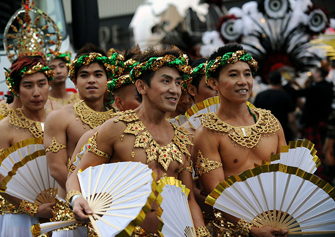 Sydney Mardi Gras: Participants wait for their turn to march 