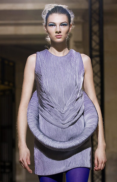 Paris Fashion week Sunday: A creation by designer Steffie Christiaens