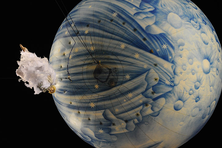 Rio Carnival Tuesday: A reveller of the Porto da Pedra samba school