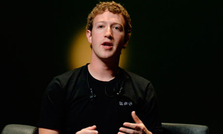 Mark Zuckerberg Facebook founder Mark Zuckerberg, whose dog Beast has a page 