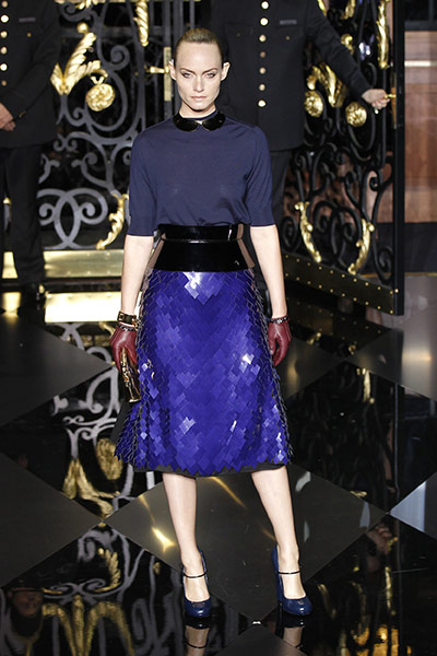 Paris Fashion Week: A model presents a creation by Marc Jacobs