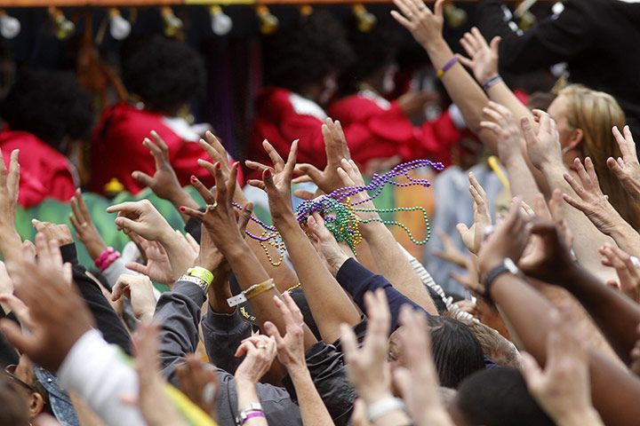 24 hours in pictures: Mardi Gras in New Orleans