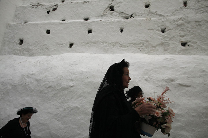 24 hours in pictures: Dia de los Polvos in Spain