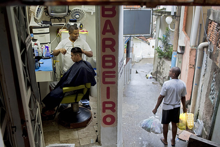 from the agencies : Dona Marta favela 