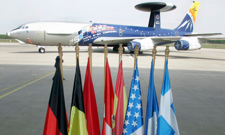A Nato surveillance plane (file photo)