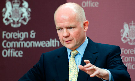 Britain's Foreign Secretary William Hague 
