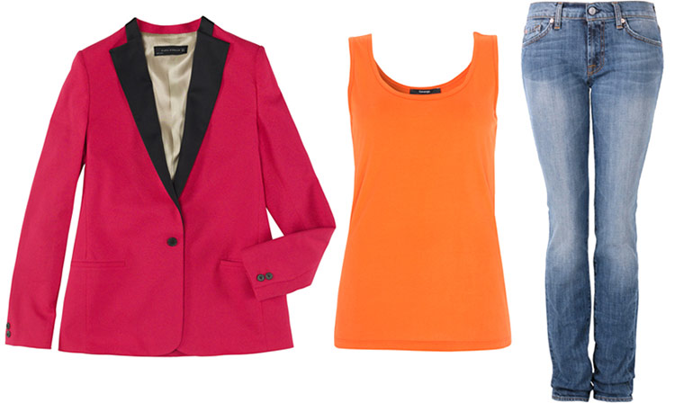 Key trends: colour block: Jacket