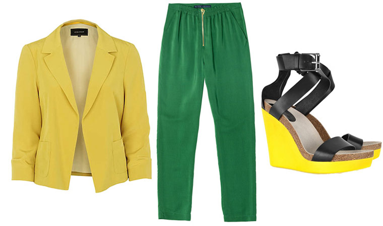 Key trends: colour block: Jacket