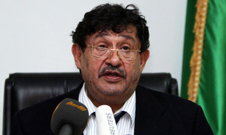 Former Libyan prime minister Abdul Ati al-Obeidi said Gaddafi regime was trying to talk to the west