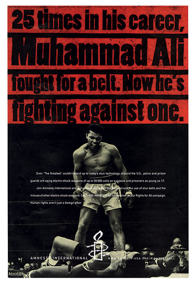 Amnesty posters: Muhammad Ali - Poster