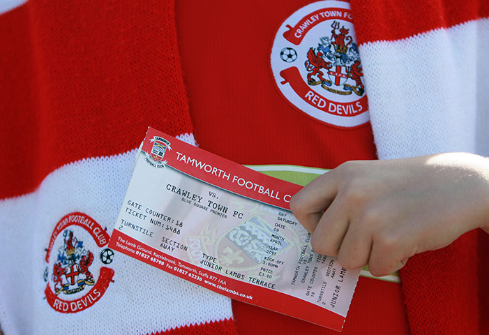 crawley: Tamworth v Crawley Town - Blue Square Premier Bet Premier League