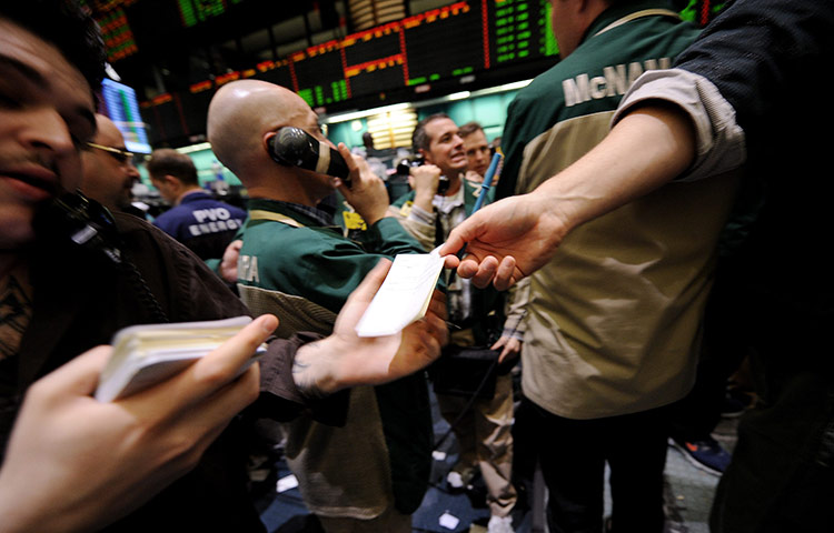 24 hours in pictures: New York Mercantile Exchange