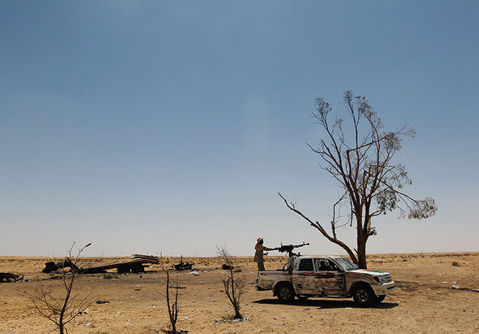 Ajdabiya, Libya : Eastern Libya Continues Fight Against Gaddafi Forces, Ajdabiya