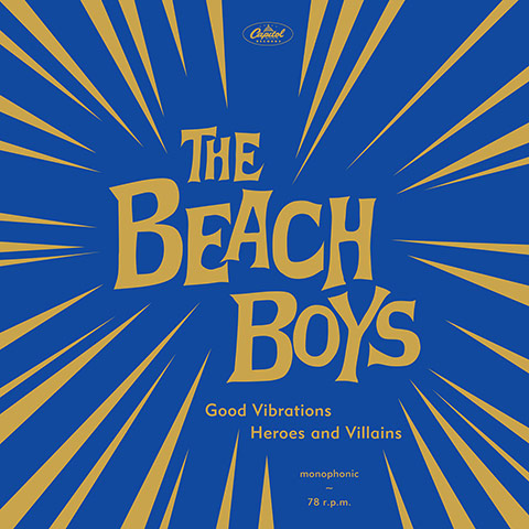 Record Covers: BeachBoys - Good Vibrations Record Cover For Record Shop Day