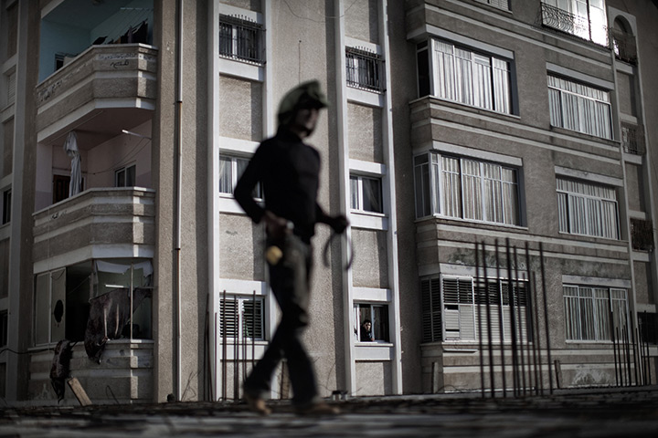 24 hours in pictures: construction site in Gaza