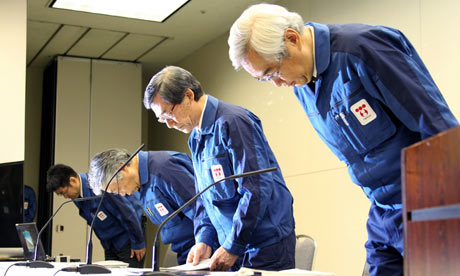 Tepco bosses apologise for Japan nuclear plant crisis