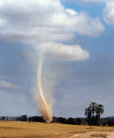 In Pictures: elements: dust devil in Kenya