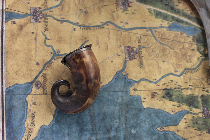 Game of Thrones: A Map and horn from Game Of Thrones