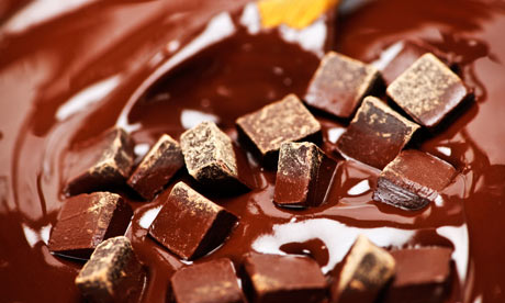 Melting chocolate