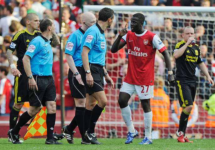 football: Arsenal v Liverpool