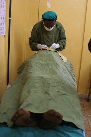Trachoma trichiasis surgery in the highland village of Zada, southern Ethiopia
