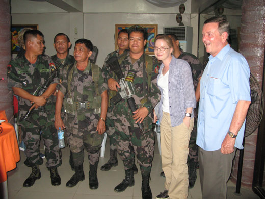 Trilby Kent with CBM representatives