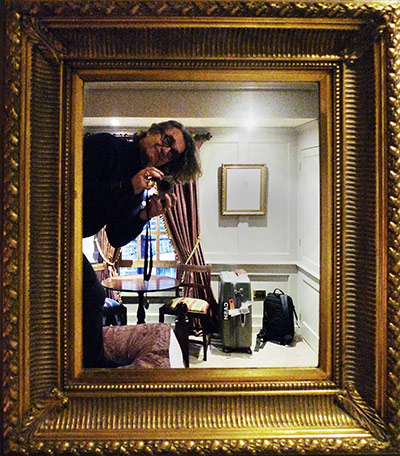 Week in pics: Wim Wenders: Wim Wenders in mirror