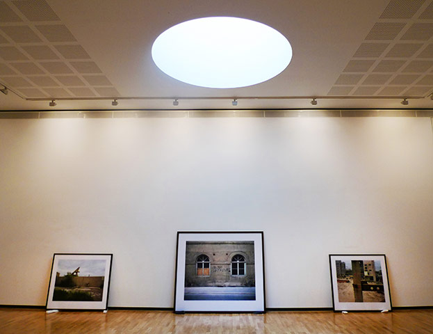 Week in pics: Wim Wenders: Gallery hanging