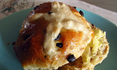 Perfect hot cross bun One of Felicity's perfect hot cross buns