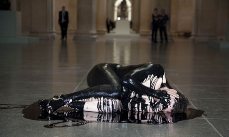 Deepwater Horizon: first anniversary protest performance at Tate 
Britain
