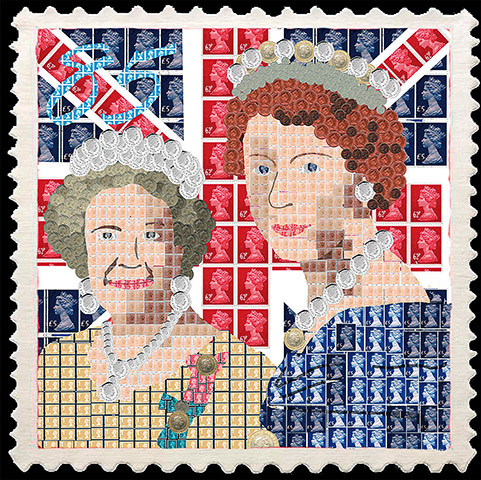 Portrait of the Queen : Portrait of Queen Elizabeth II by Tom Lund