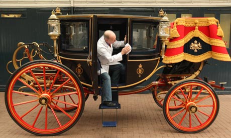 the royal wedding carriage. glass coach royal. Carriage