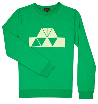 Key trends: green: Sweatshirt