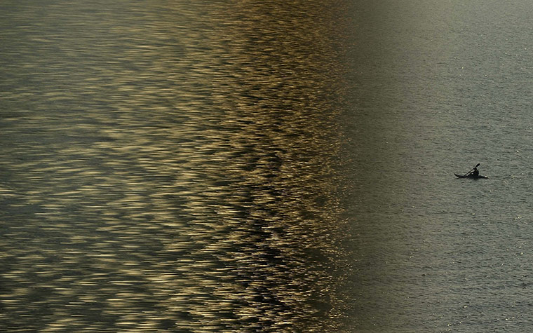 warm bank holiday weather: Broadstairs in Kent, southern England