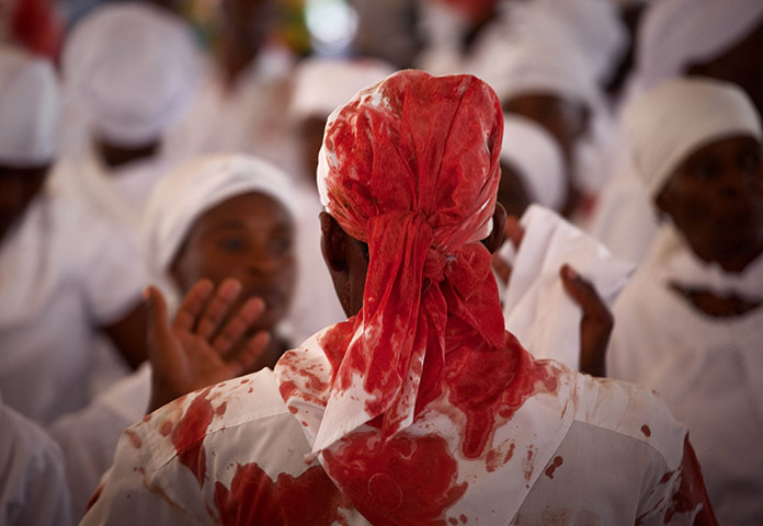 24 hours in pictures: Voodoo ceremony in Haiti