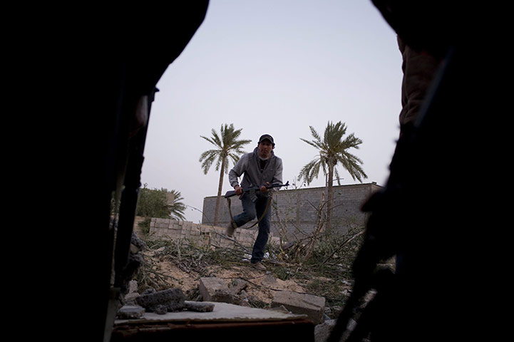 misrata: A rebel fighter