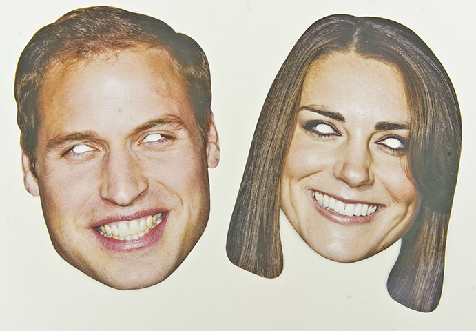 Royal Wedding memorabilia: Merchandise marking the Royal Wedding of Prince William to Kate Middleton
