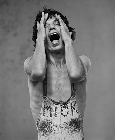 Jagger: Mick Jagger in 1987